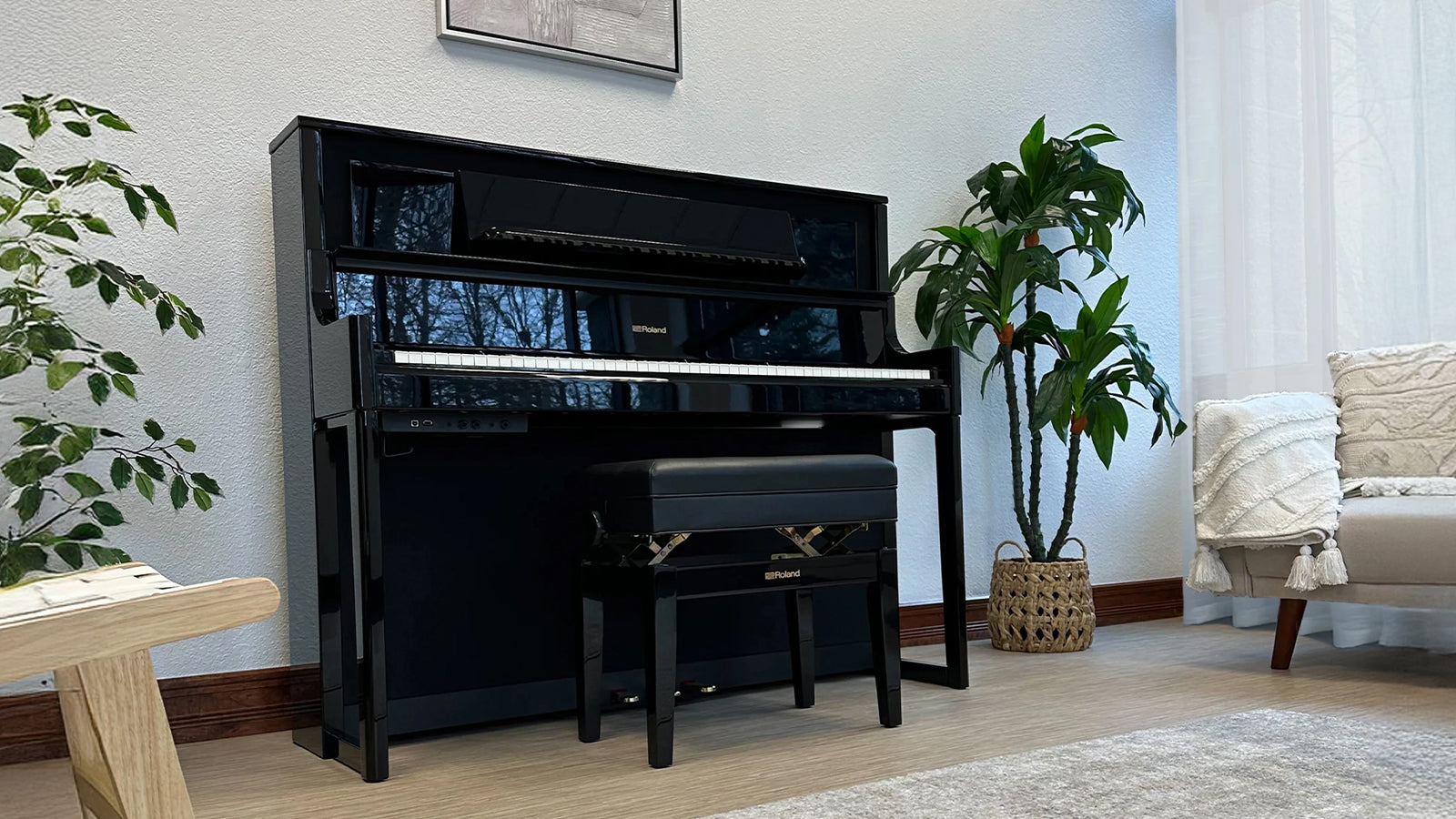 Roland Piano in a stylish room