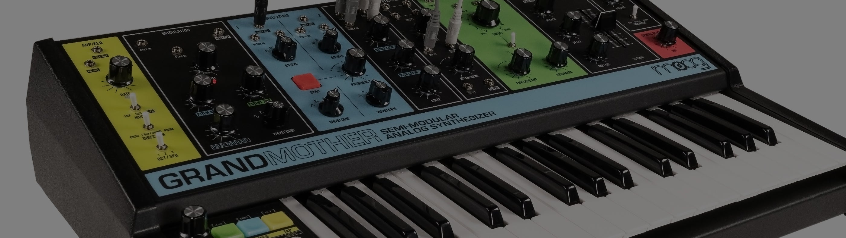 Moog Grandmother Semi-Modular Analog Synthesizer – Kraft Music