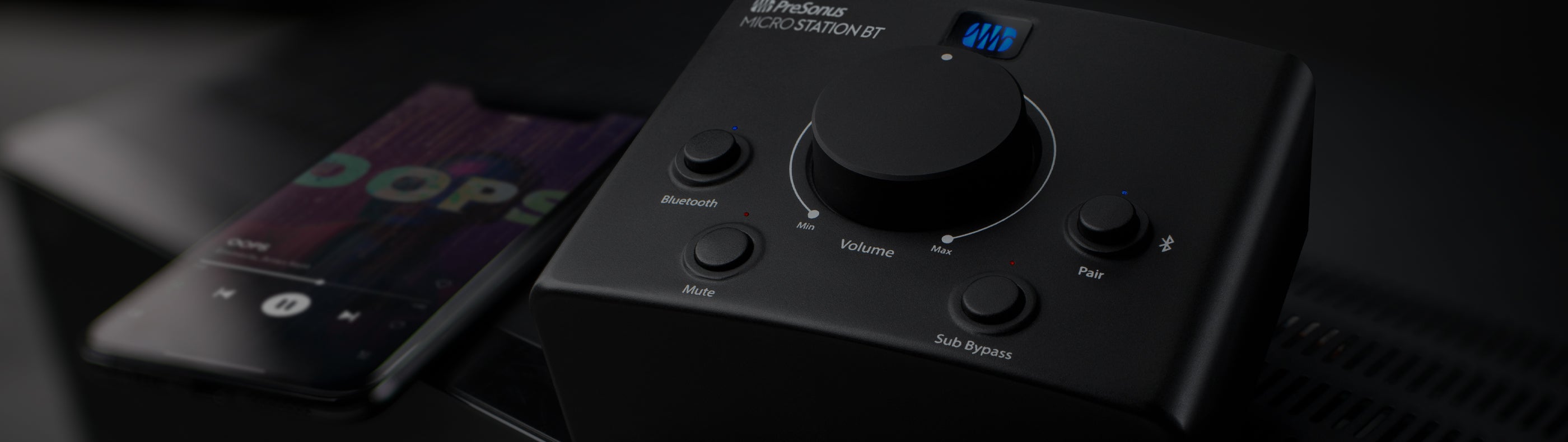 PreSonus MicroStation BT 2.1 Monitor Controller – Kraft Music