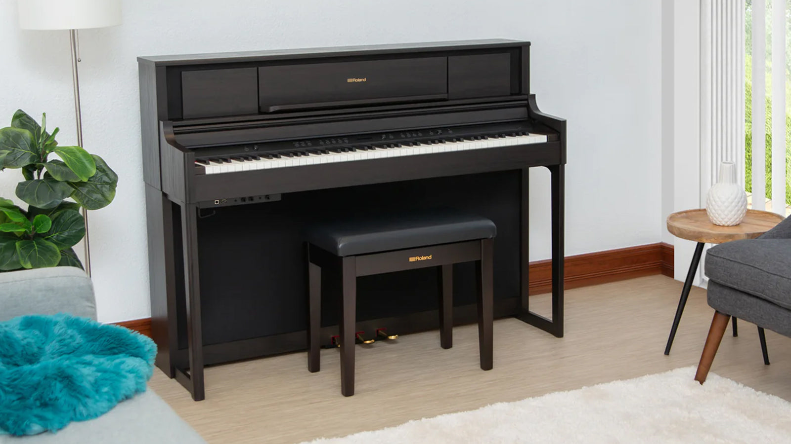 Roland LX705 Digital Upright Piano – Kraft Music