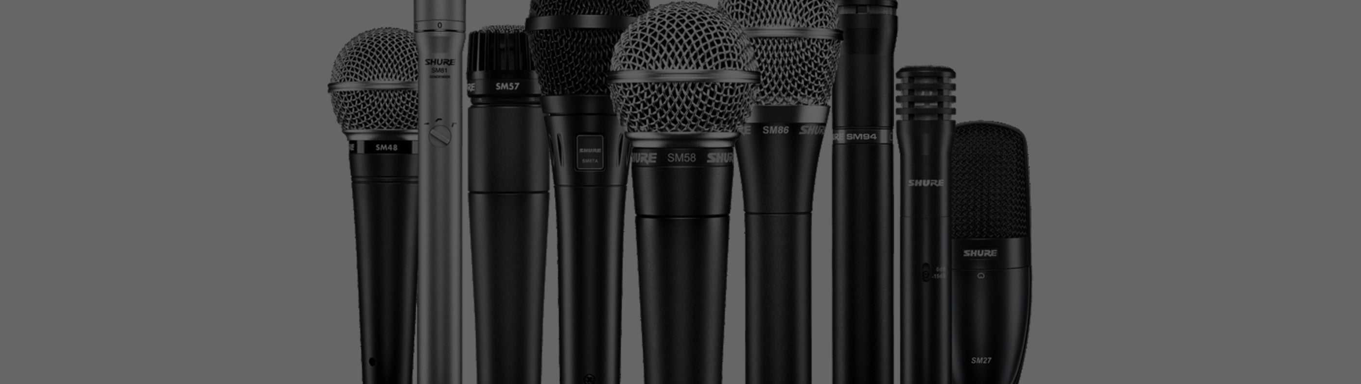 Shure SM Series Mics