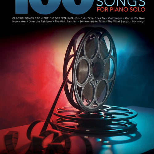 Cover of 100 Movie Songs for Piano Solo
