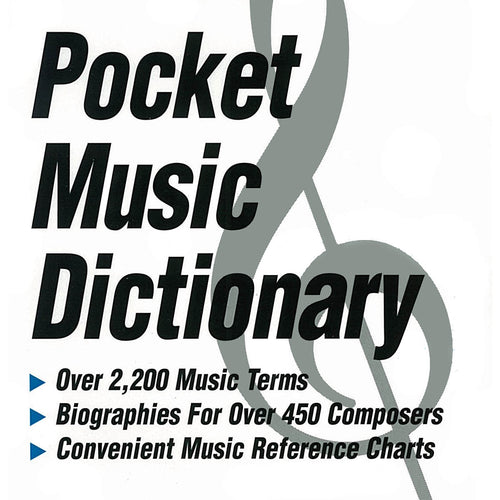 Cover of The Hal Leonard Pocket Music Dictionary