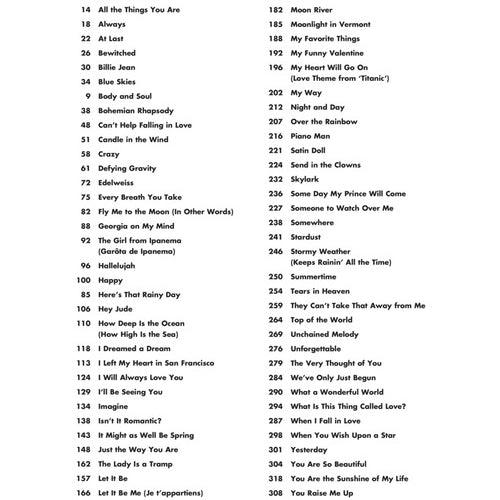 The Best Songs Ever - Piano/Vocal/Guitar songbook 9th Edition