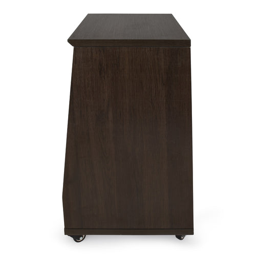 Gator Elite 12U Studio Rack with Locking Casters - Brown, View 4