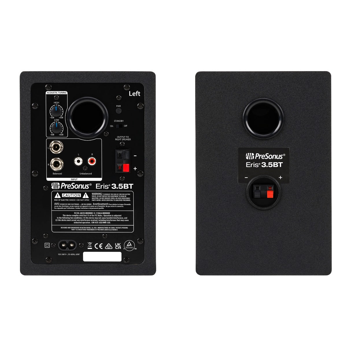 PreSonus Eris 3.5BT Powered Studio Monitors Pair with Bluetooth STUD Kraft Music