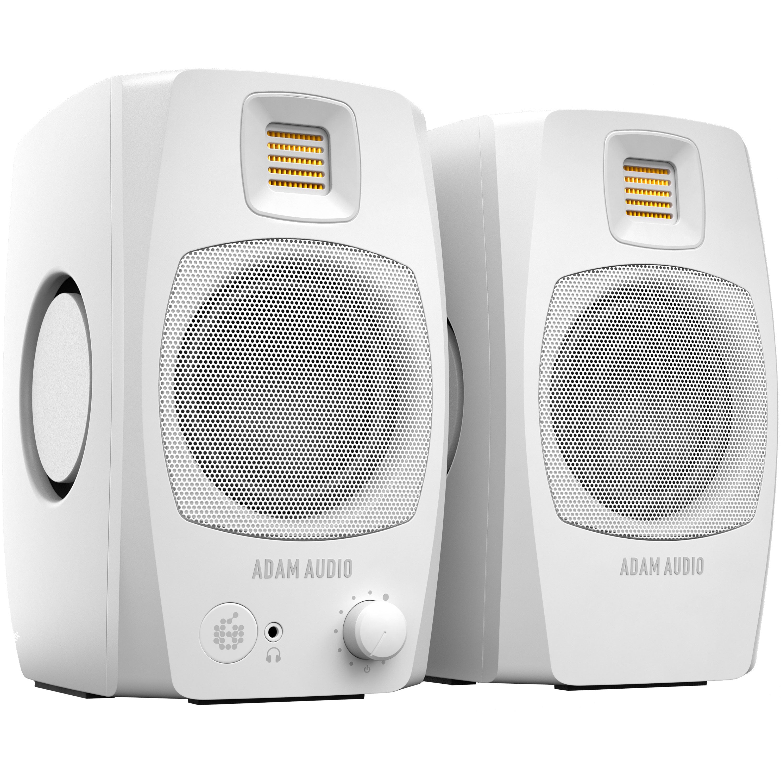 配信機器・PA機器・レコーディング機器 Adam Audio D3V White ADAM Audio D3V Desktop Monitors - White – Kraft Music