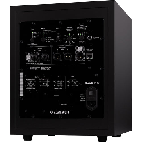 ADAM Audio Sub8 Pro 8" Powered Subwoofer View 2