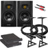 Collage of items in the Adam Audio T5V Monitor Speaker STUDIO ESSENTIALS BUNDLE