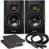 Collage of items in the ADAM Audio T5V  5" Active Studio Monitor Speaker STUDIO KIT