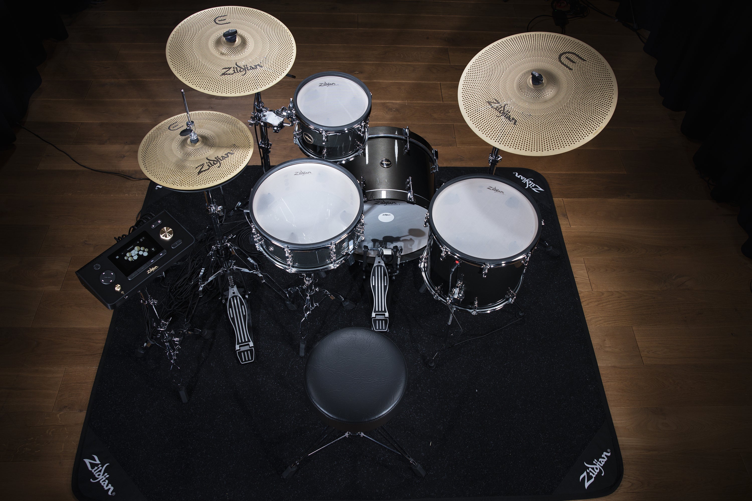 Zildjian ALCHEM-E Gold Electronic Drum Kit, View 7