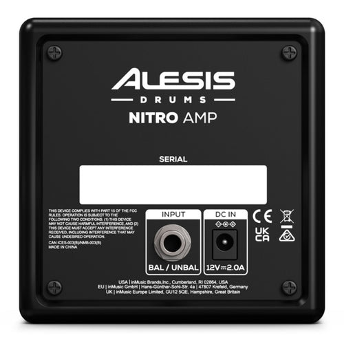 Alesis Nitro Amp 70W Drum Monitor, View 3