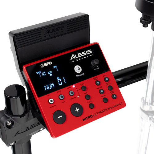 Alesis Nitro Ultimate 9-Piece Electronic Drum Kit, View 8