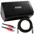 Collage image of the Alesis Strike Amp 12 MKII Powered Drum Amplifier CABLE KIT