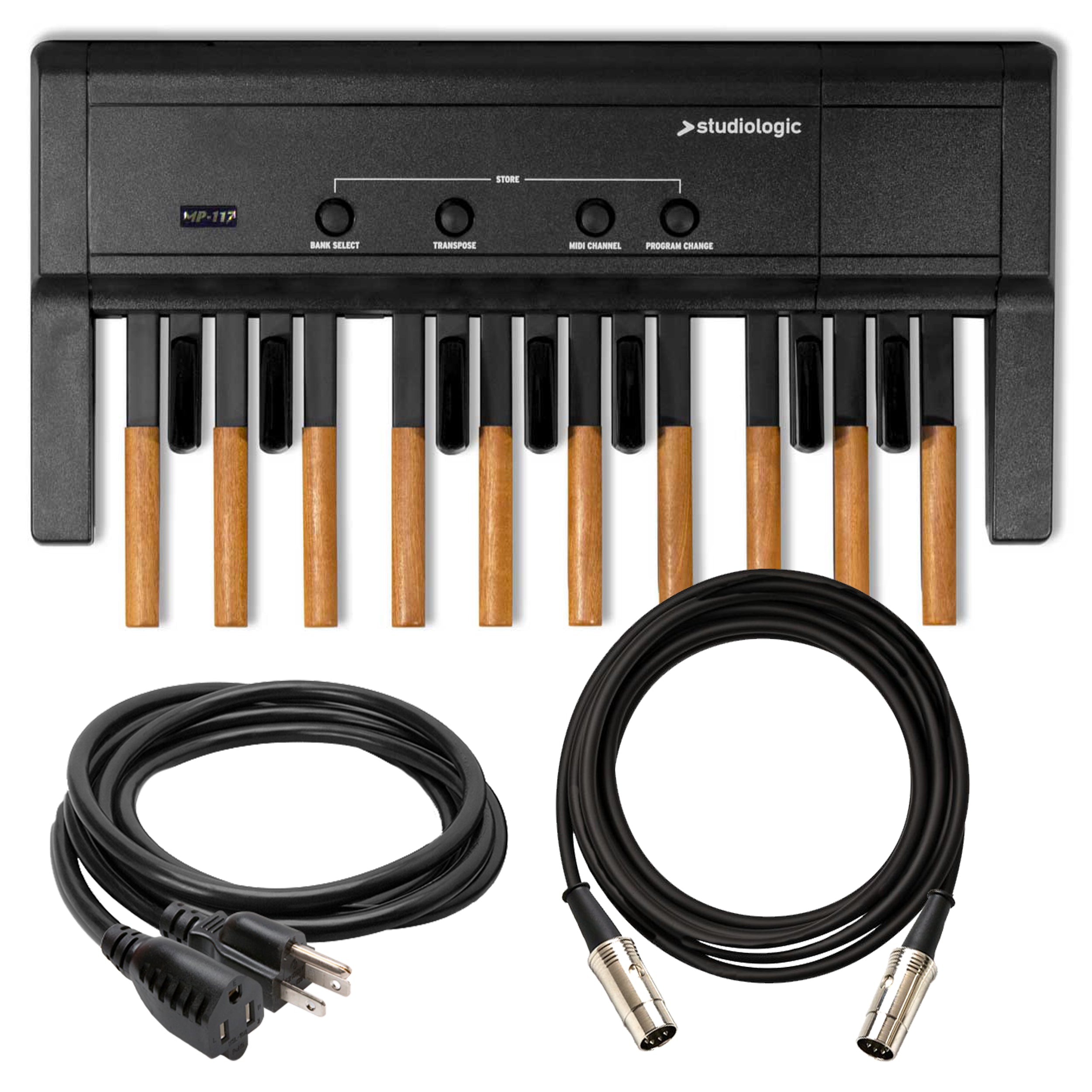 bass pedal midi controller Studiologic MP-117 MIDI Controller Pedal Board