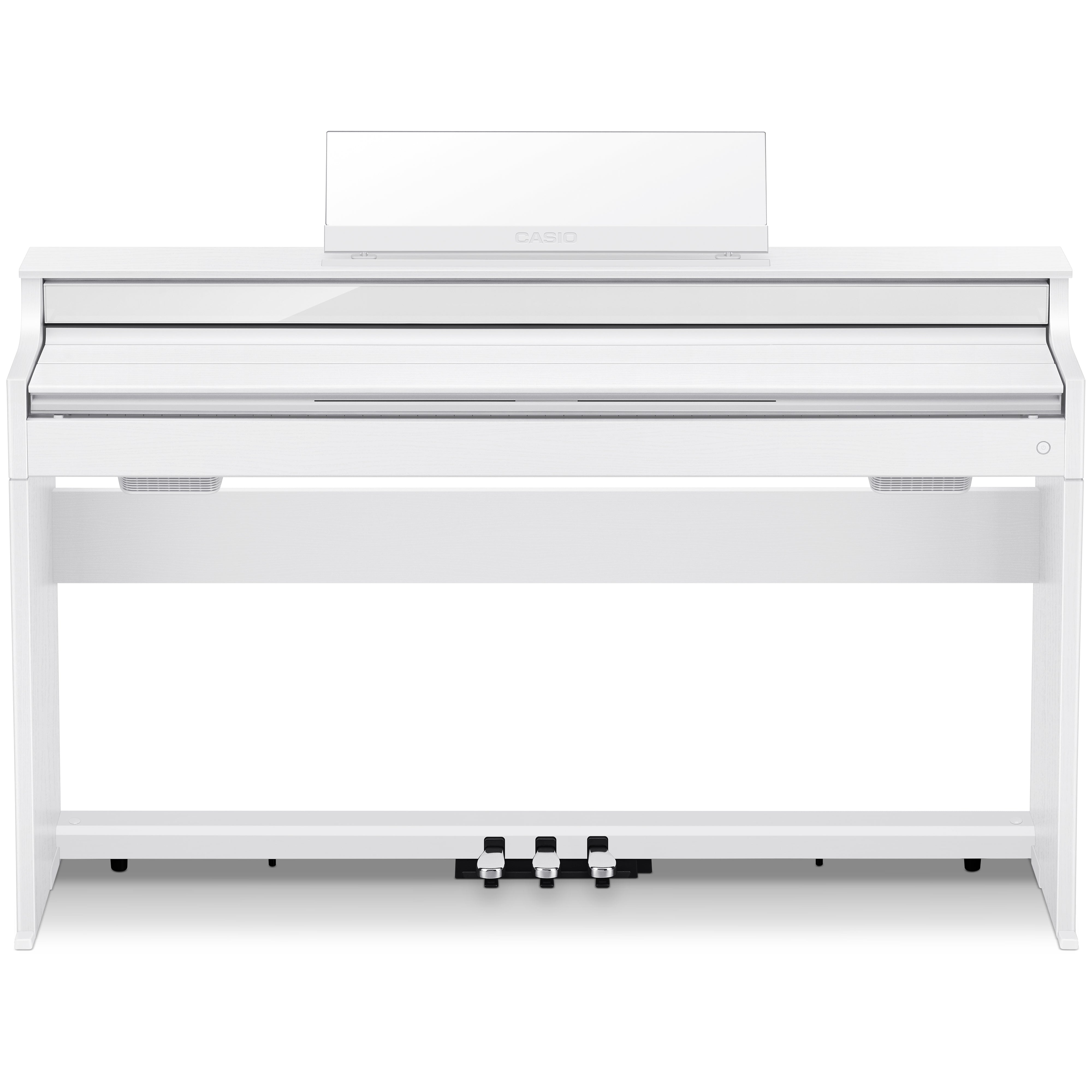 Casio Celviano AP-S450 Digital Piano - White - front with key cover closed