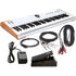 Collage showing components in Arturia AstroLab Stage Keyboard CABLE KIT