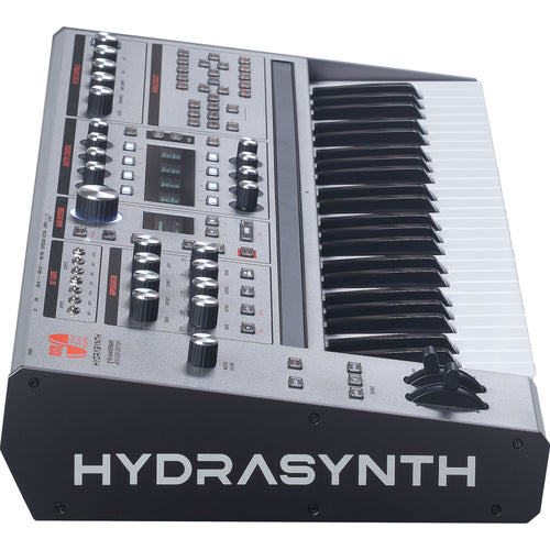 ASM Hydrasynth Keyboard Silver Edition Polyphonic Synthesizer View 3