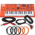 Collage showing components in ASM Hydrasynth Explorer 888 Polyphonic Wavemorphing Synthesizer CABLE KIT