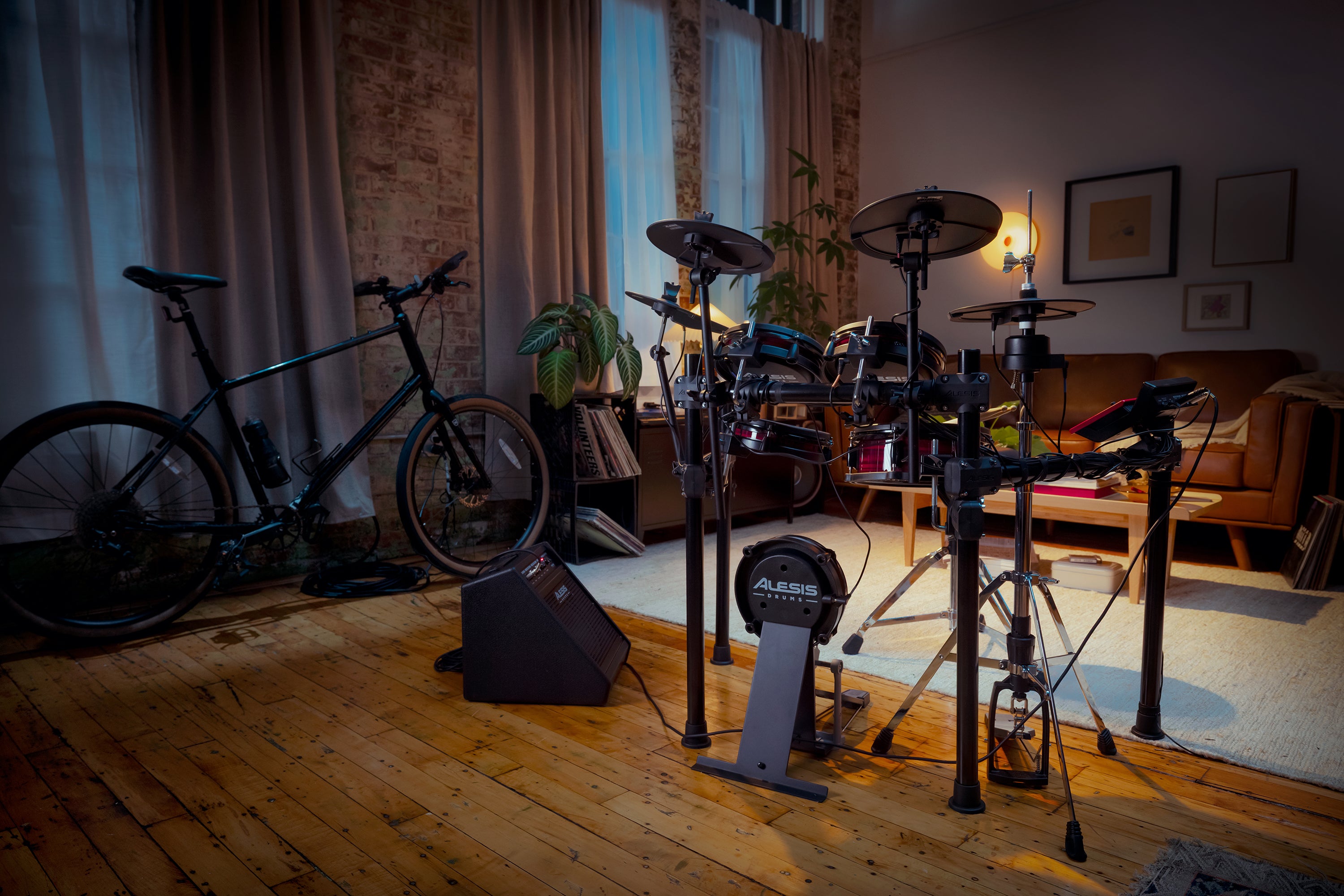 Alesis Nitro Ultimate 9-Piece Electronic Drum Kit, View 5