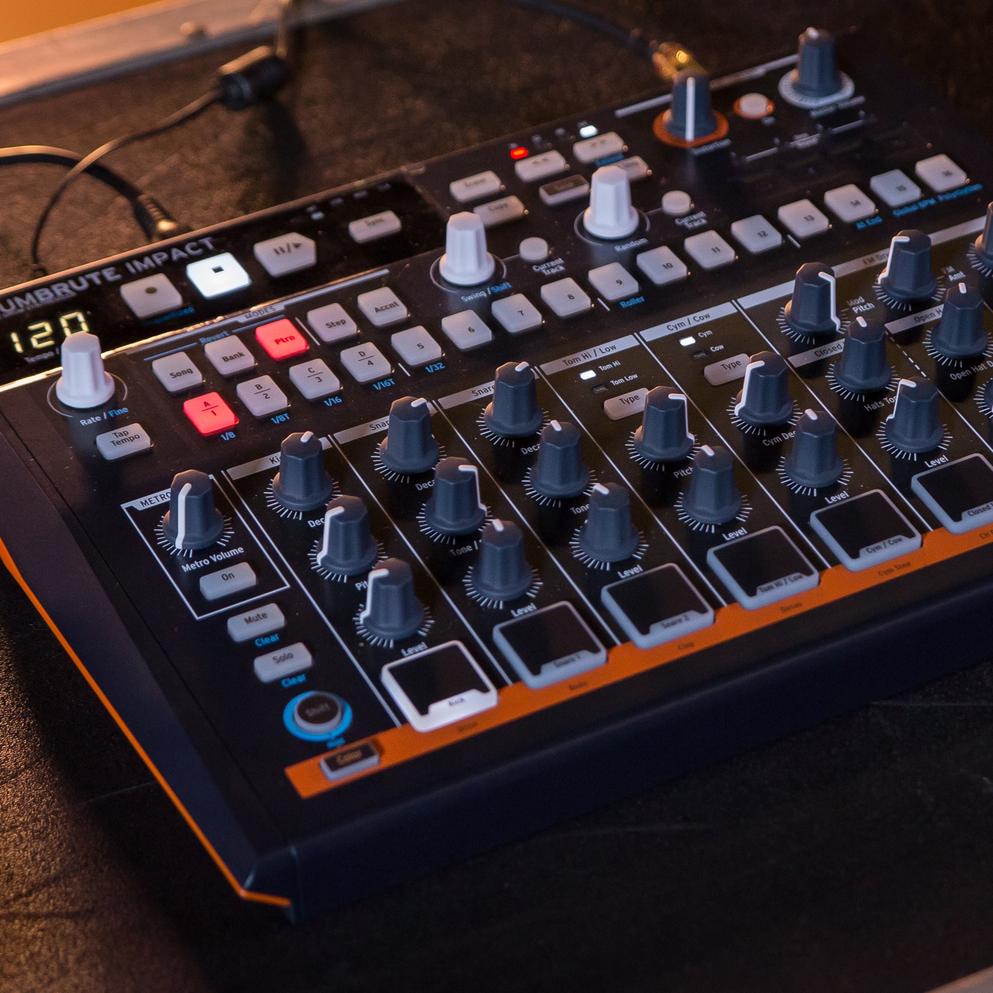 Arturia DrumBrute Impact Analog Drum Machine - Style shot 1