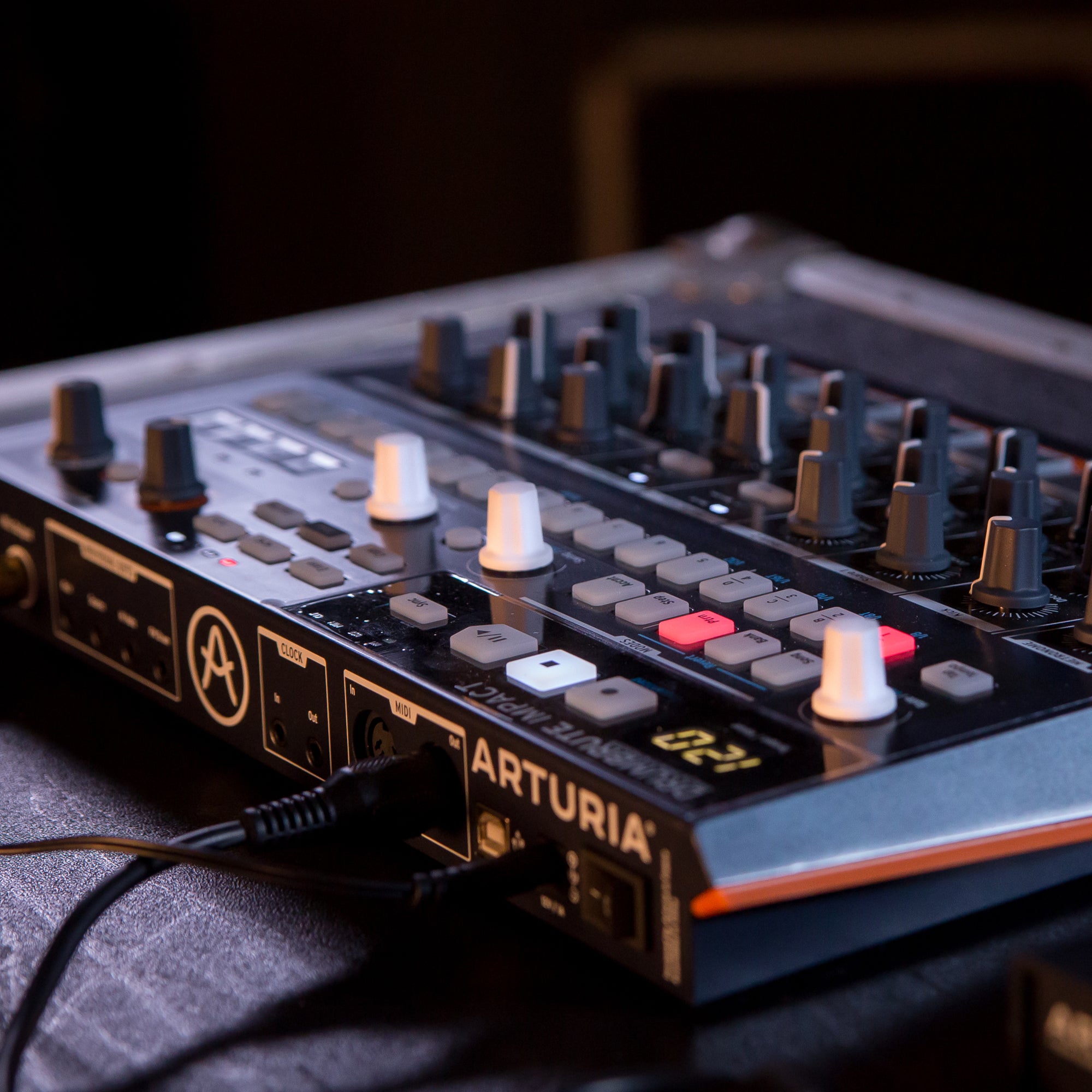 Arturia DrumBrute Impact Analog Drum Machine - Style shot 2