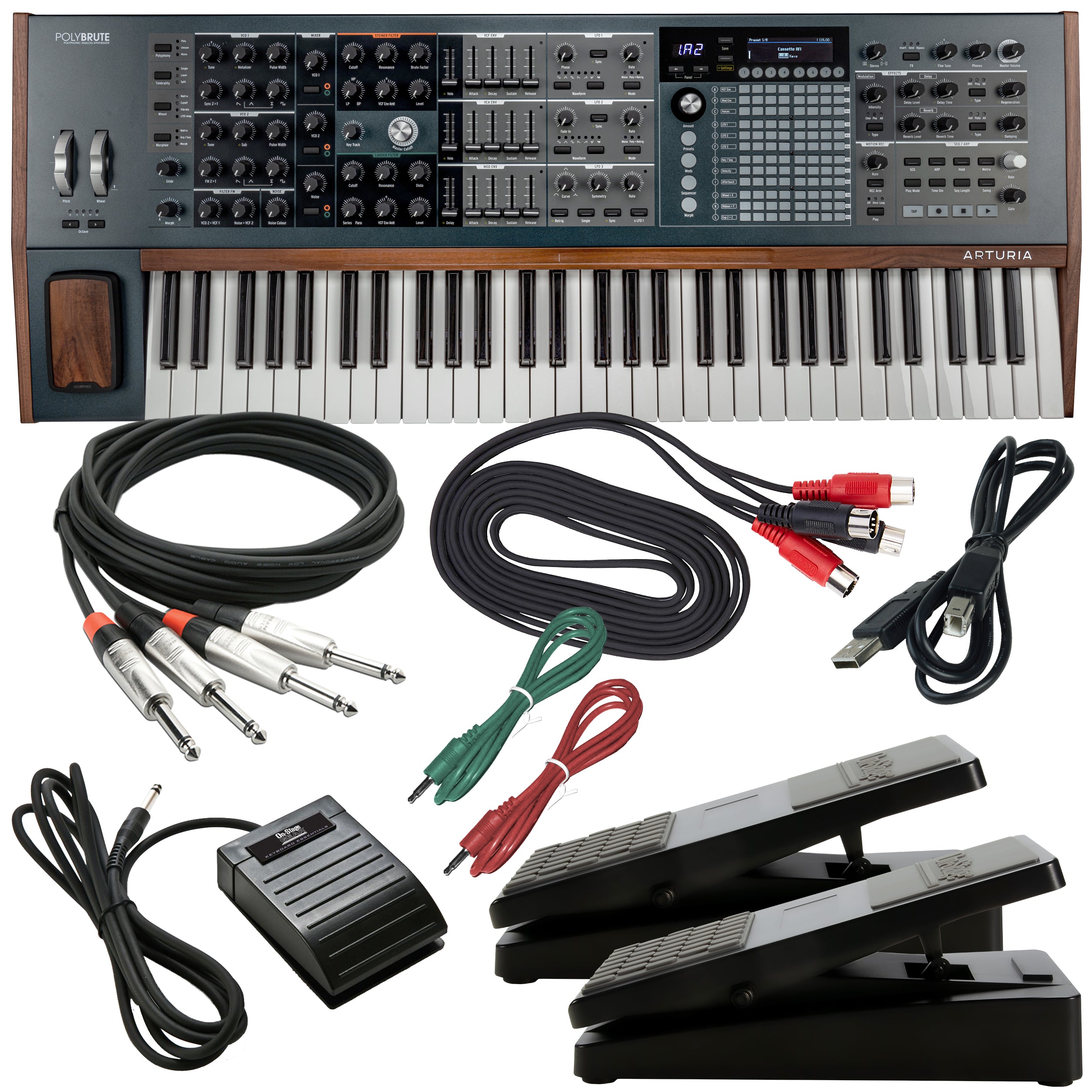 Arturia PolyBrute 6-Voice Polyphonic Analog Synthesizer CABLE KIT