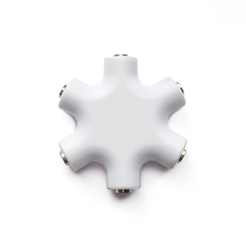 Black Market Modular Monomult 1x5 Splitter Hub - White View 1