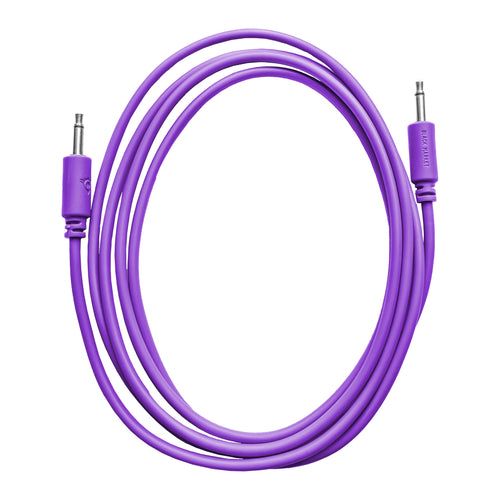 Black Market Modular 3.5mm Patch Cable - 100cm/40" - Violet View 1