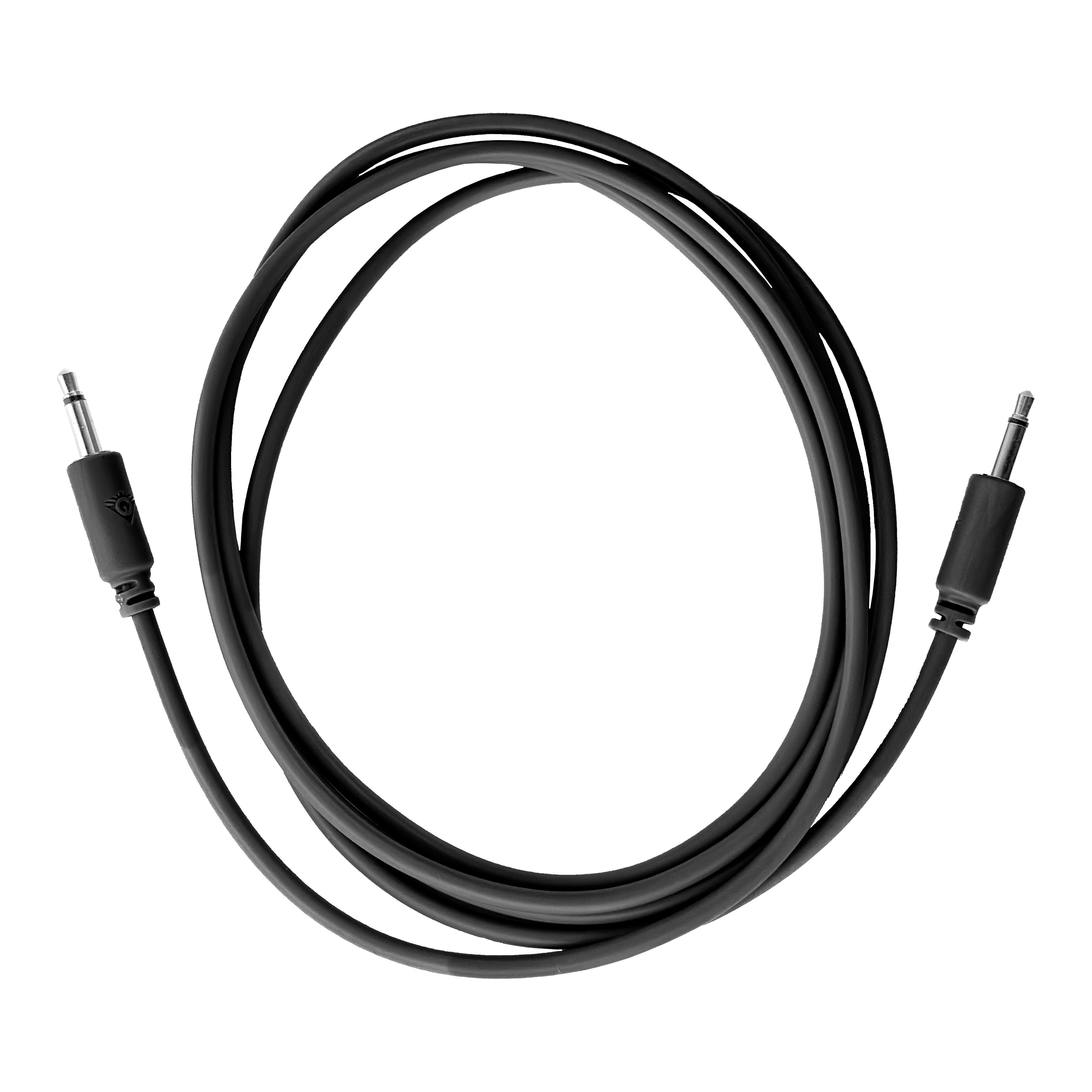 Black Market Modular 3.5mm Patch Cable - 150cm/60" - Black View 1