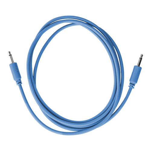 Black Market Modular 3.5mm Patch Cable - 150cm/60" - Blue View 1Black Market Modular 3.5mm Patch Cable - 150cm/60" - Blue View 1