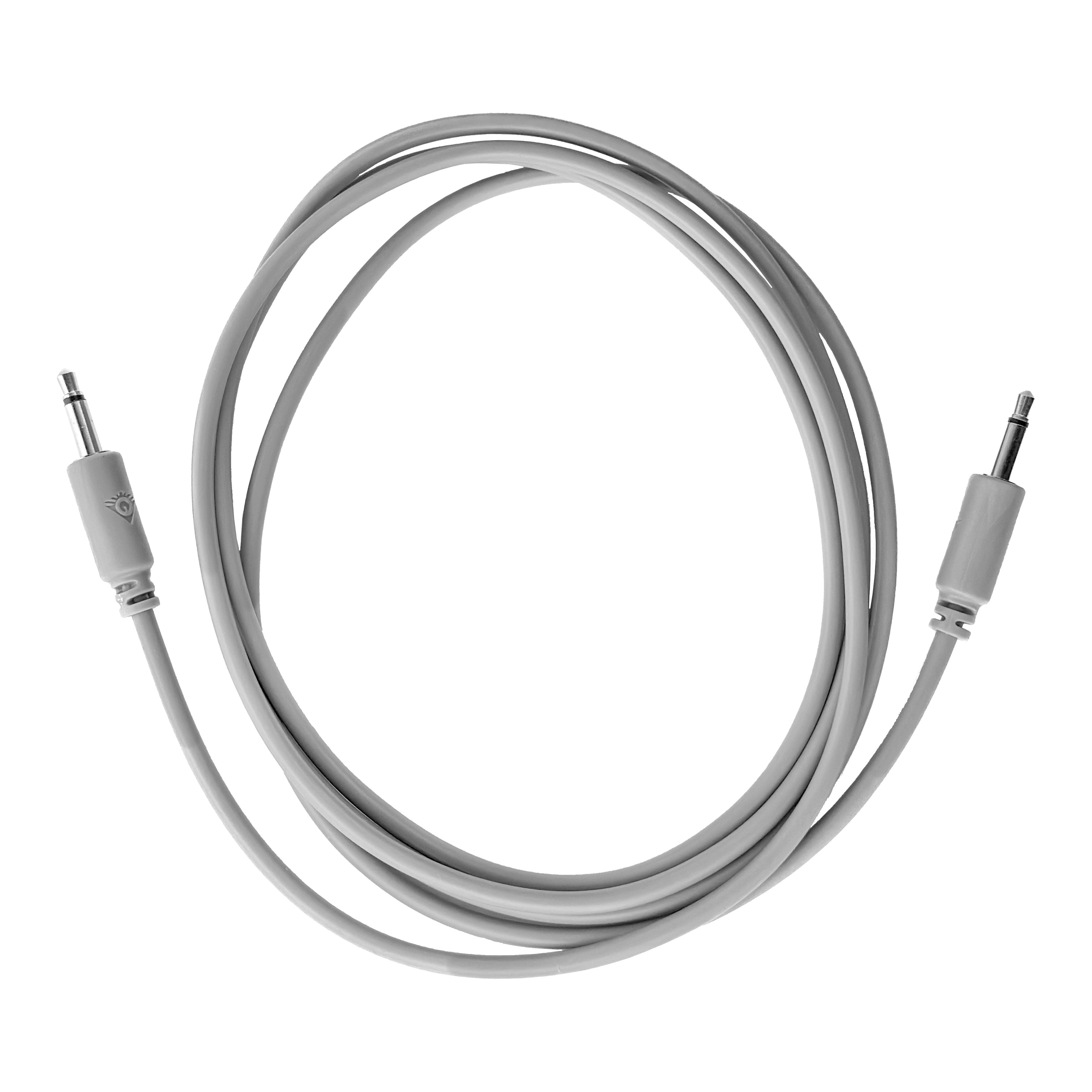 Black Market Modular 3.5mm Patch Cable - 150cm/60" - Gray View 1