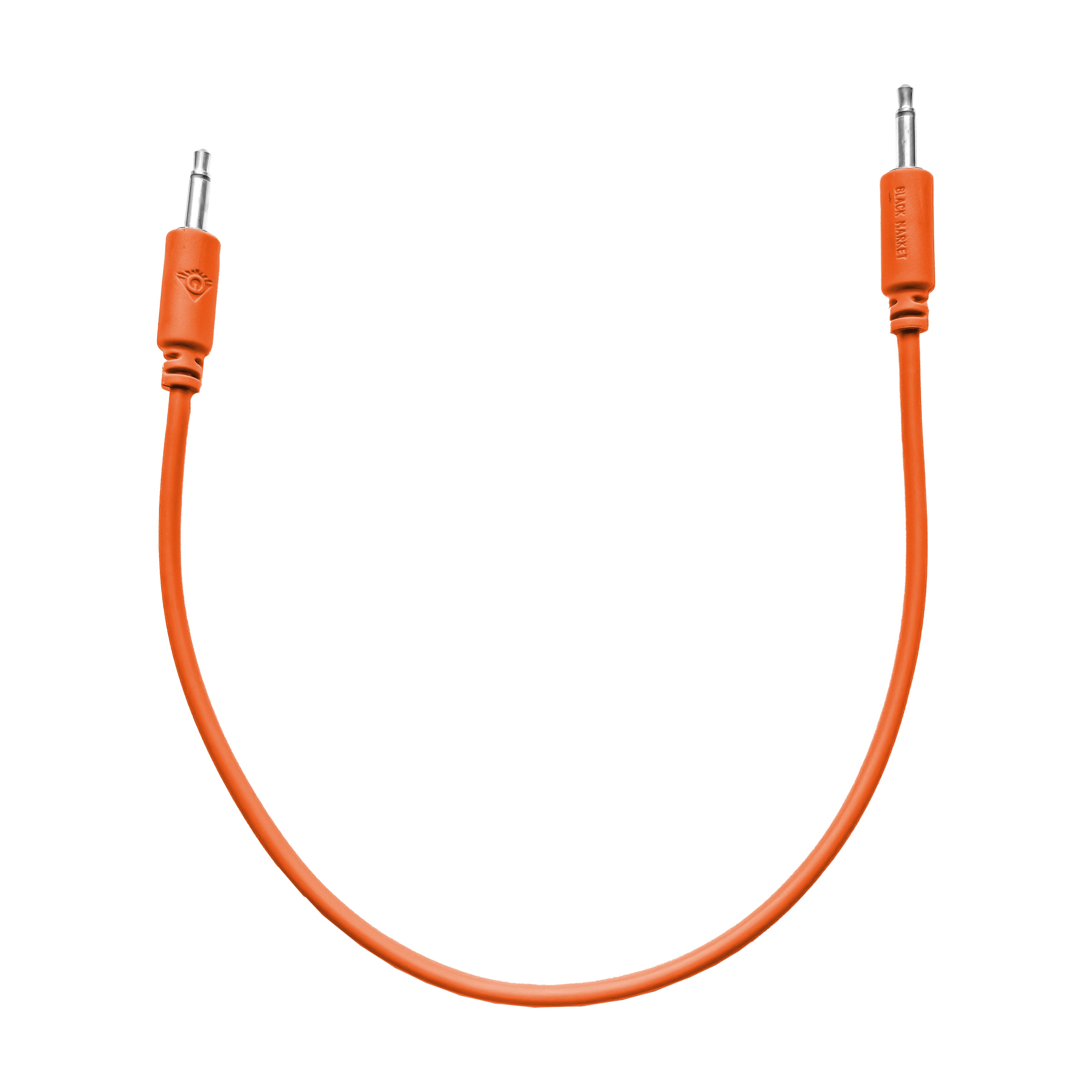 Black Market Modular 3.5mm Patch Cable - 25cm/10" - Orange View 1