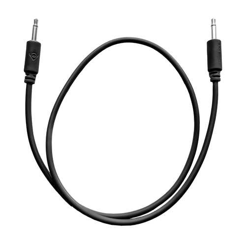 Black Market Modular 3.5mm Patch Cable - 50cm/20" - Black View 1