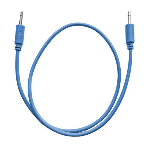 Black Market Modular 3.5mm Patch Cable - 50cm/20" - Blue View 1