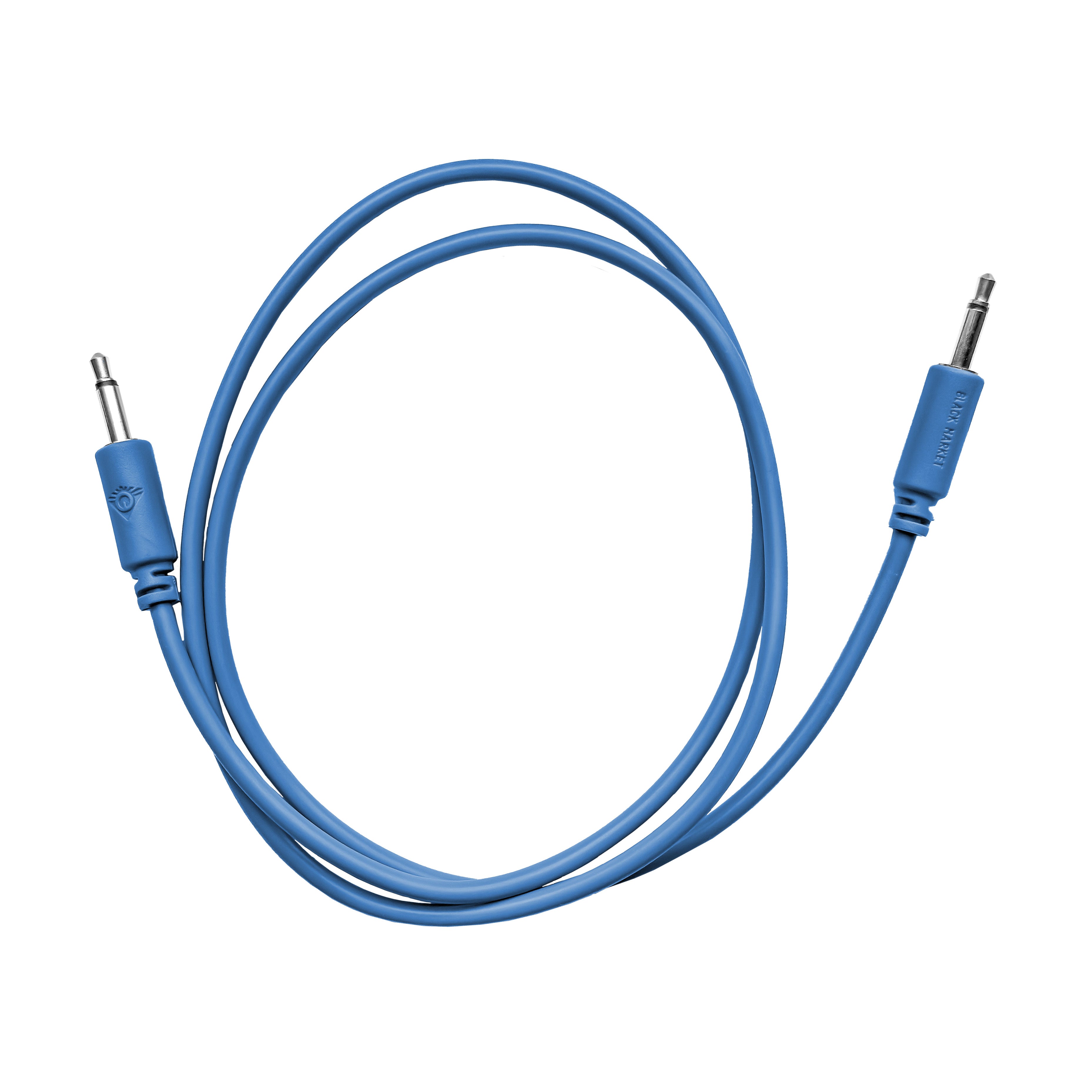 Black Market Modular 3.5mm Patch Cable - 75cm/30" - Blue View 1