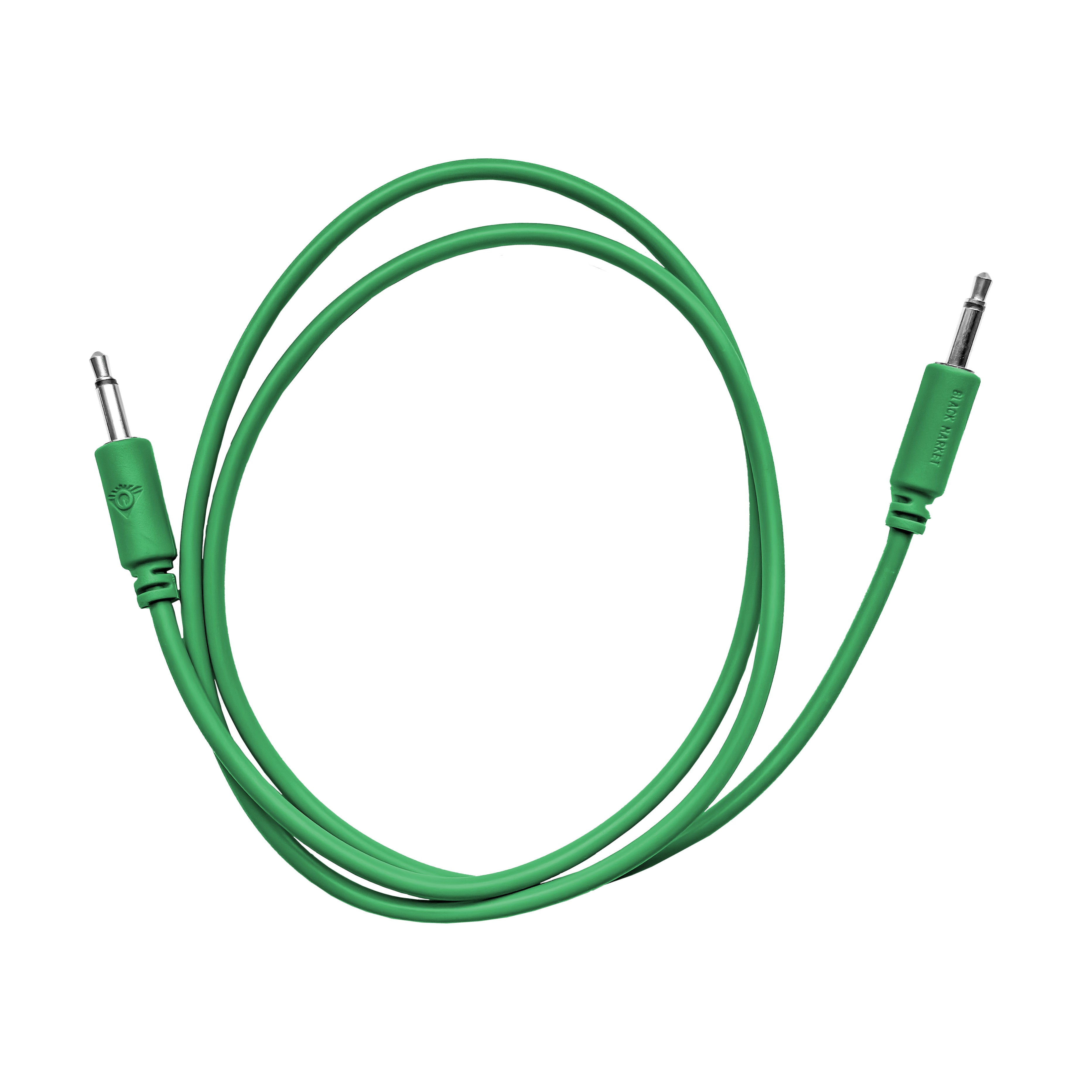 Black Market Modular 3.5mm Patch Cable - 75cm/30" - Green View 1