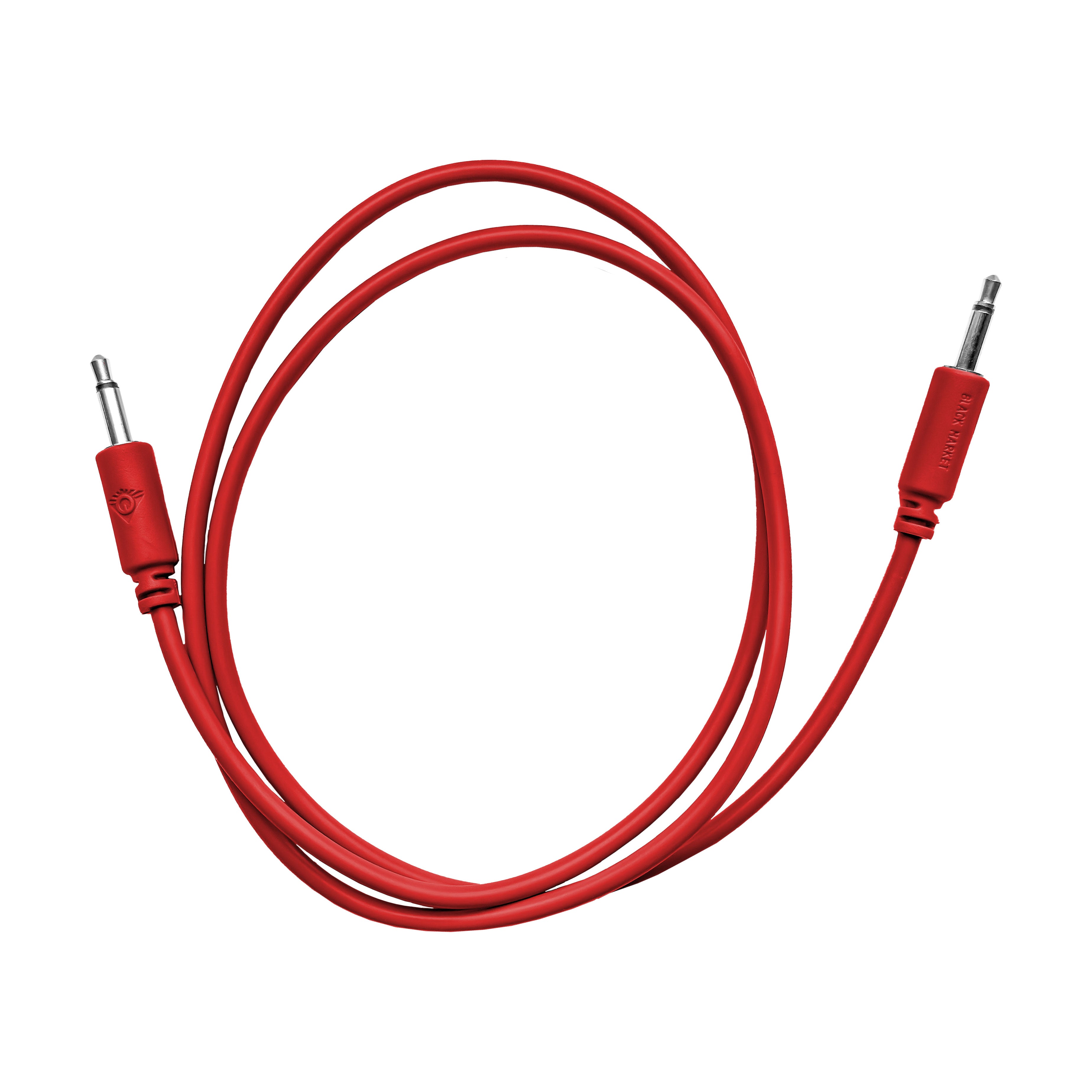 Black Market Modular 3.5mm Patch Cable - 75cm/30" - Red View 1
