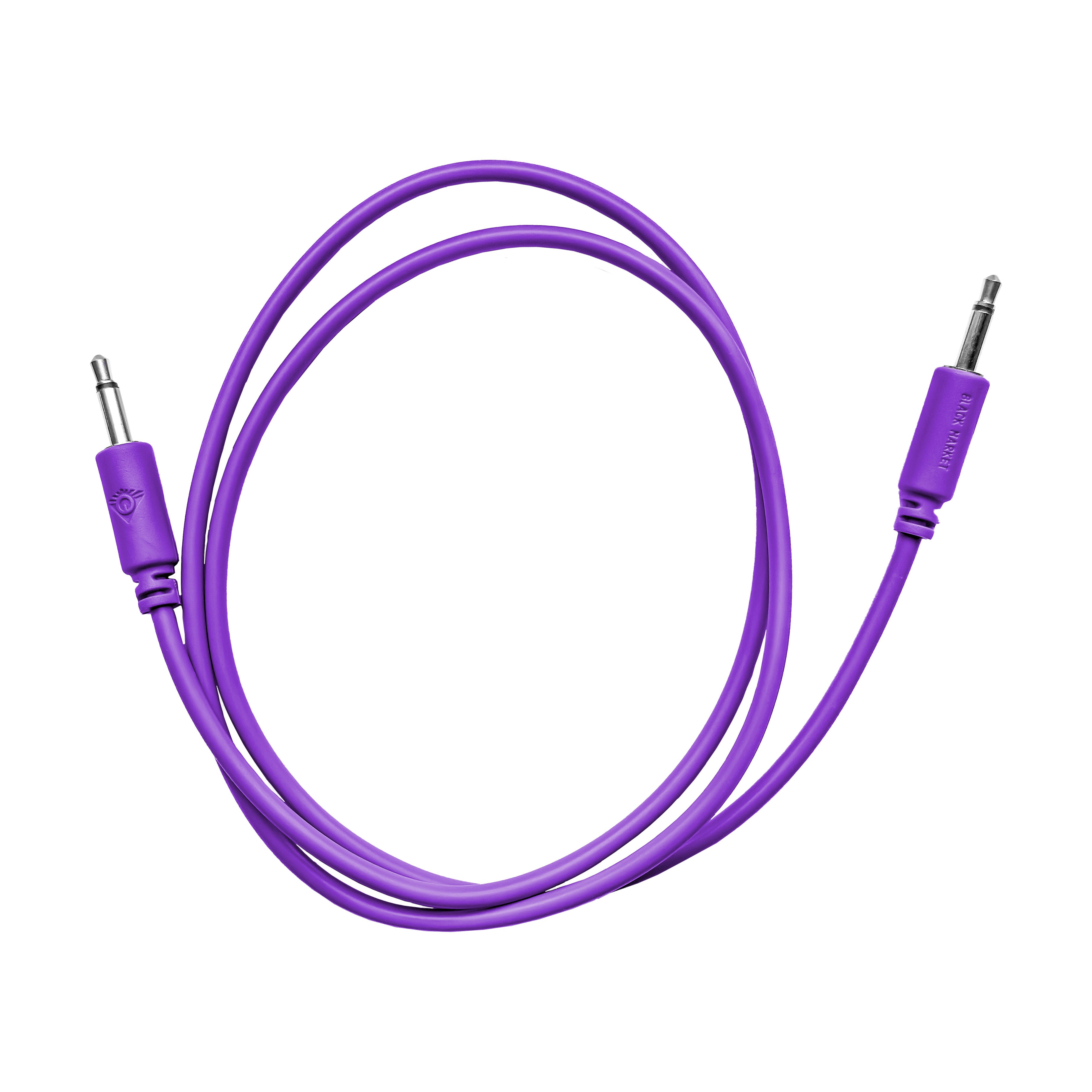 Black Market Modular 3.5mm Patch Cable - 75cm/30" - Violet View 1