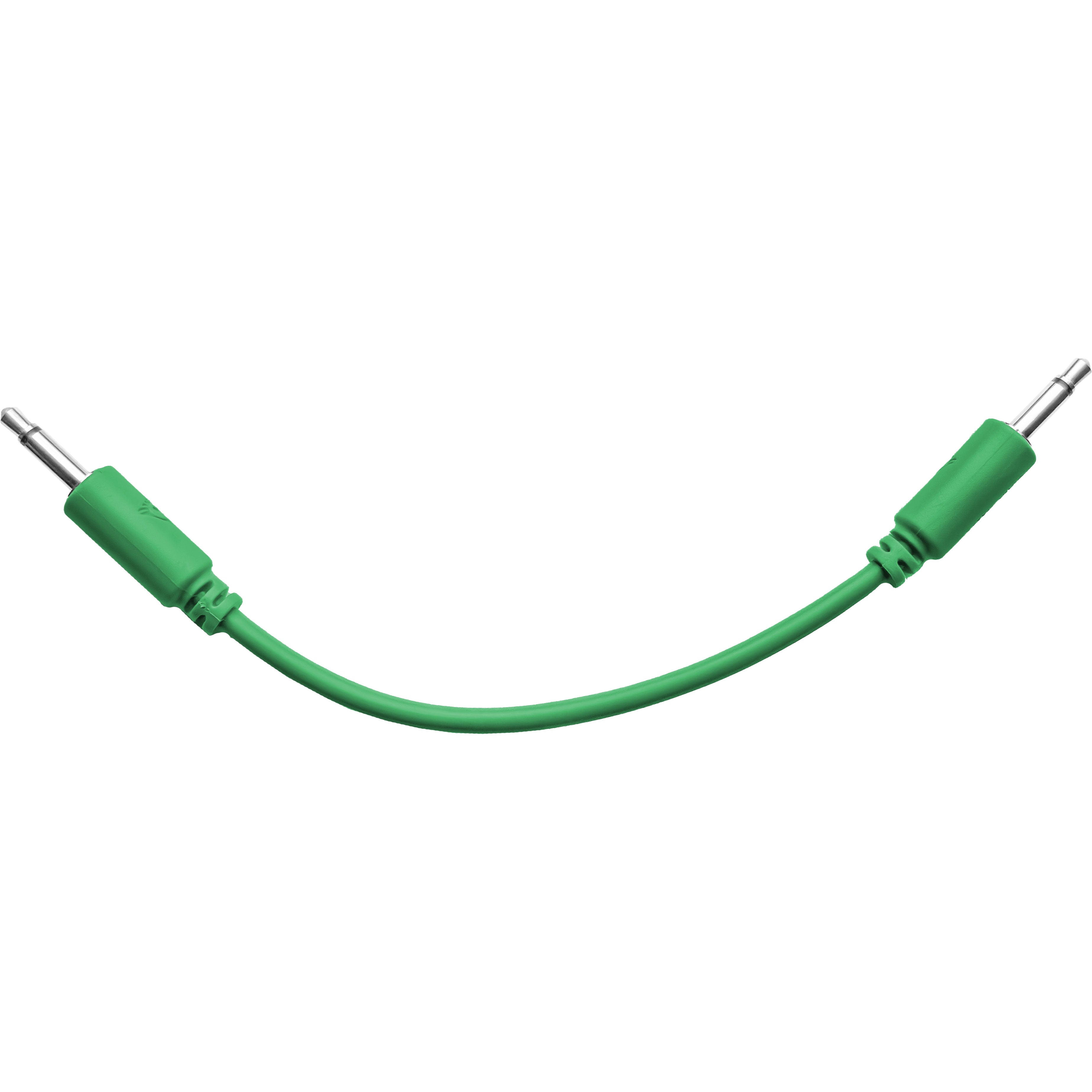 Black Market Modular 3.5mm Patch Cable - 9cm/3.5" - Green View 1