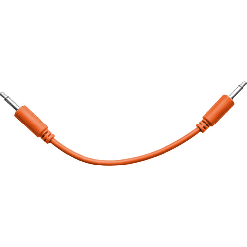 Black Market Modular 3.5mm Patch Cable - 9cm/3.5" - Orange View 1