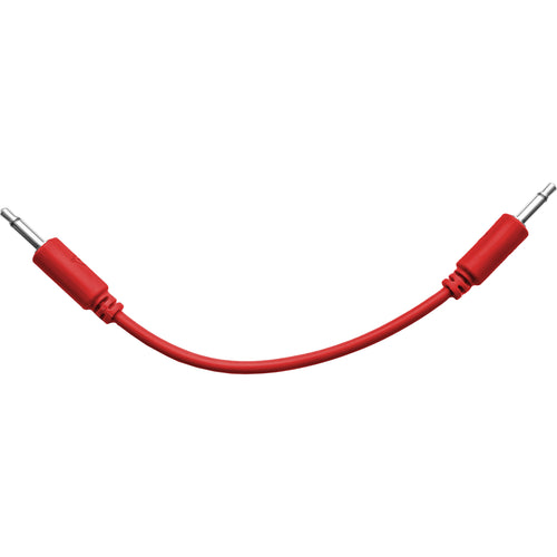 Black Market Modular 3.5mm Patch Cable - 9cm/3.5" - Red View 1