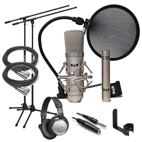 CAD GXL2200SP Condenser Microphone Studio Pack STUDIO ESSENTIALS BUNDL –  Kraft Music