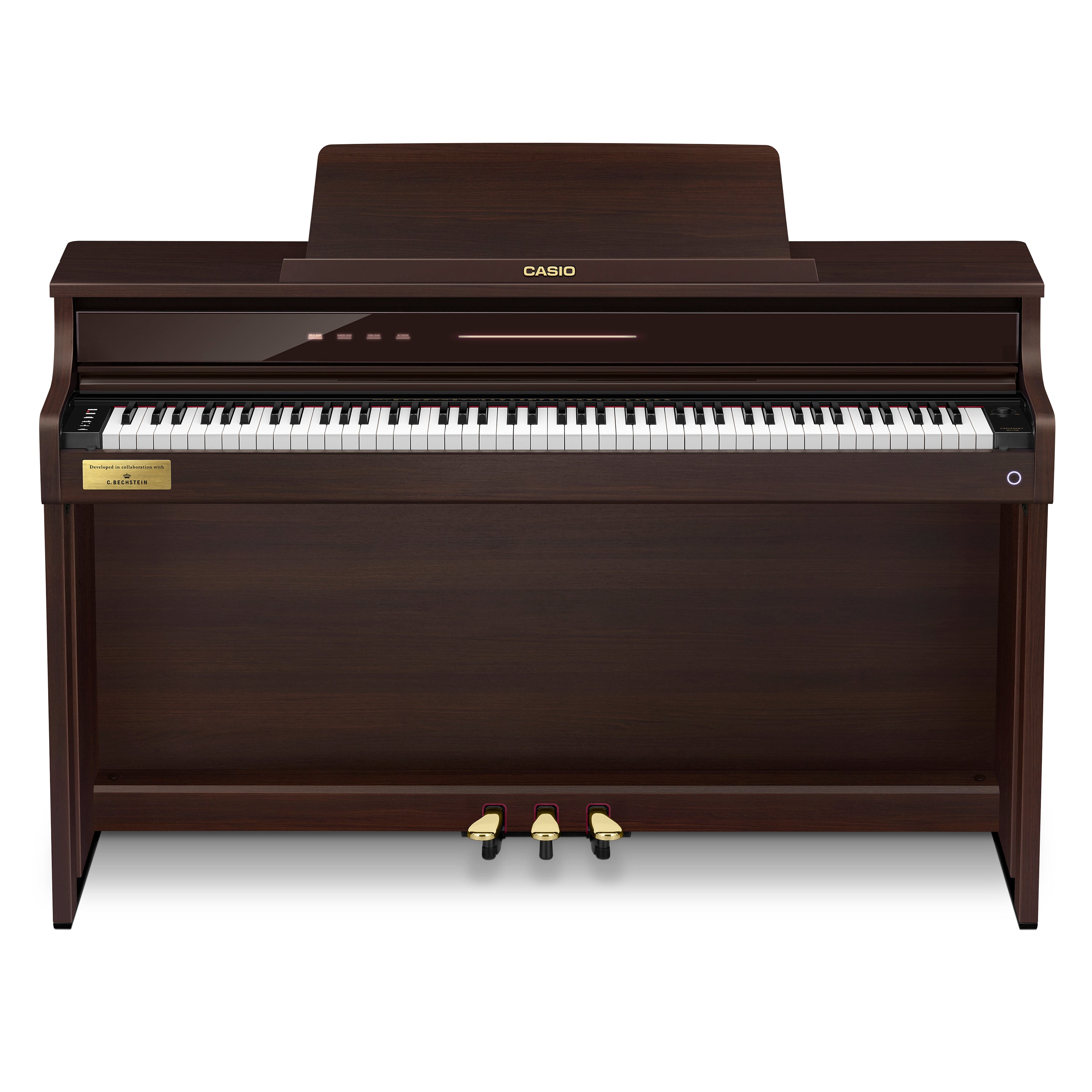 Casio Celviano AP-750 Digital Piano - Rosewood - Front view
