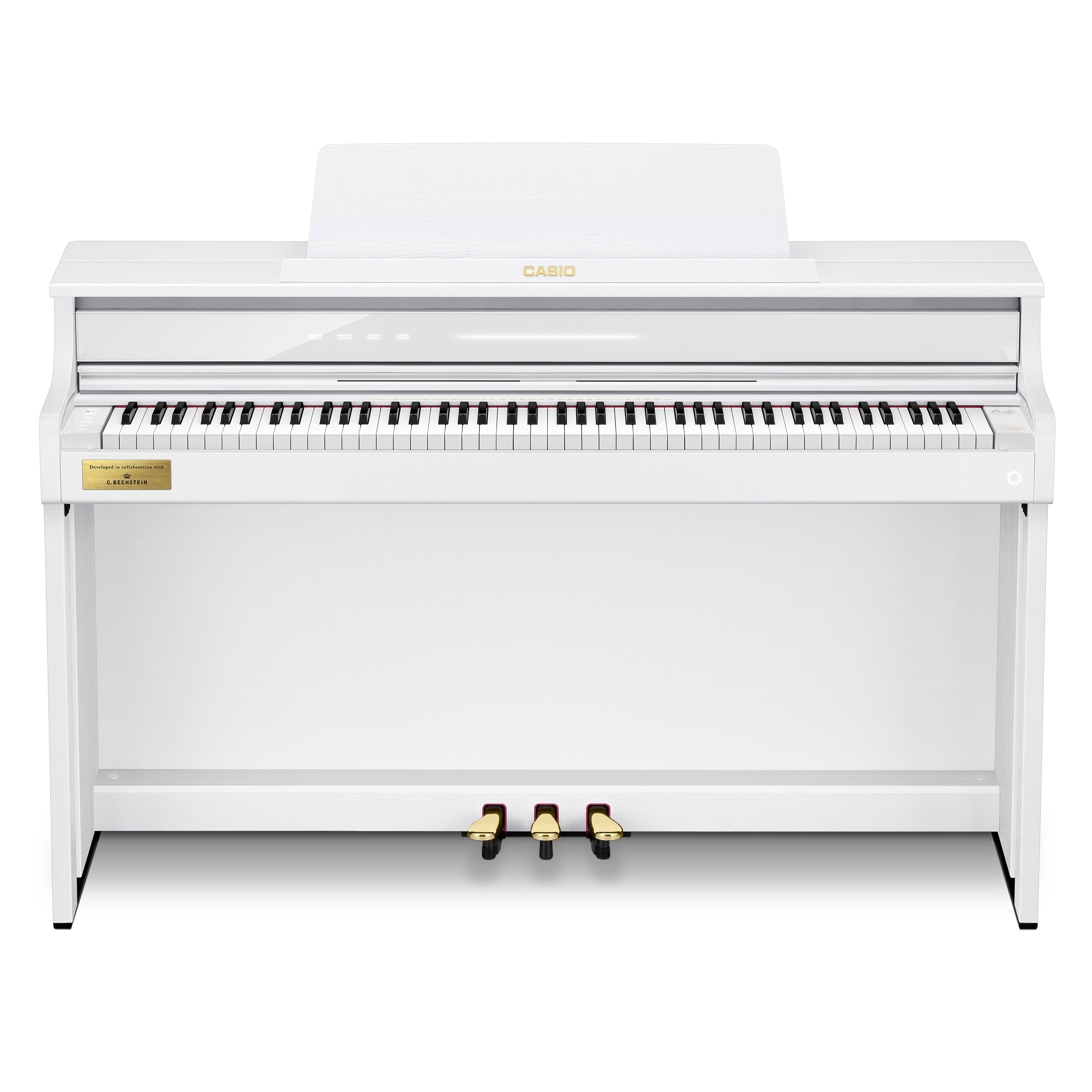 Casio Celviano AP-750 Digital Piano - White - Front view