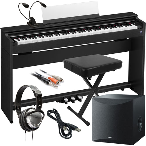 Casio Celviano AP-S200 Digital Piano - Black COMPLETE HOME BUNDLE PLUS