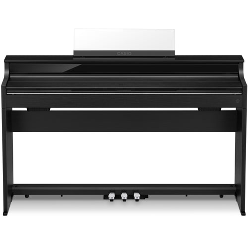 Casio Celviano AP-S450 Digital Piano - Black - front with key cover closed