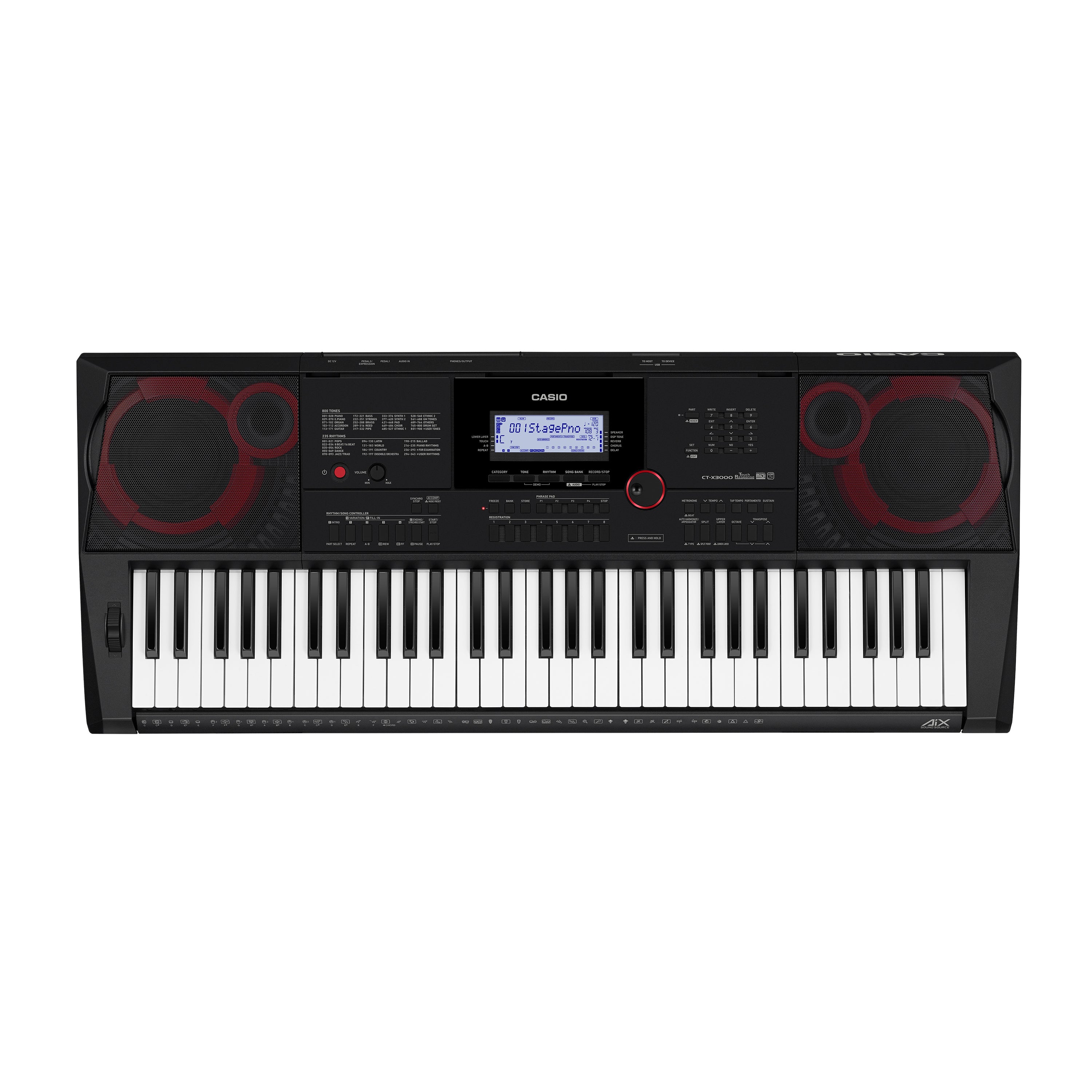 Casio CT-X3000 61-Key Portable Keyboard, View 3