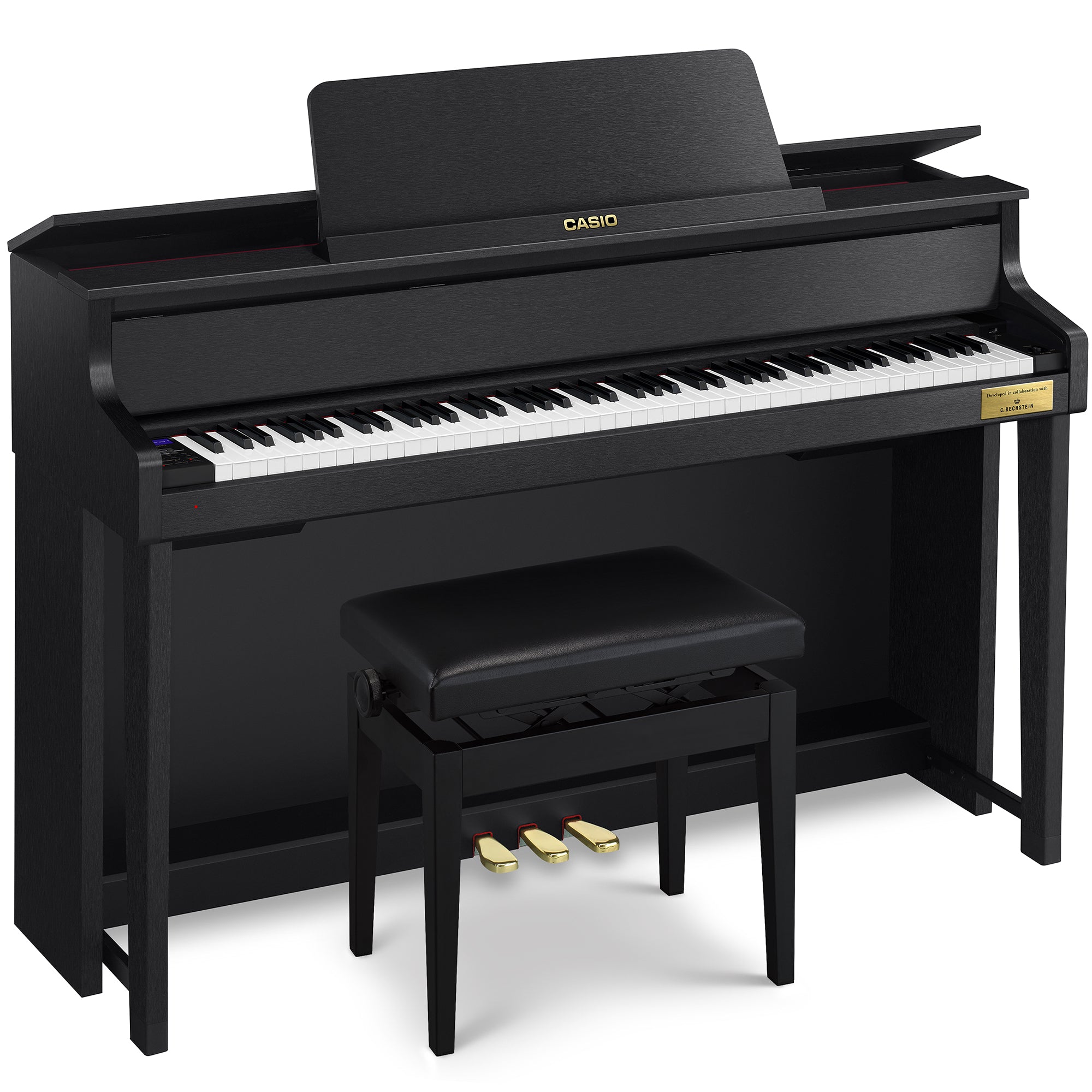 Casio Celviano Grand Hybrid GP-310 Digital Piano - Satin Black - View 2