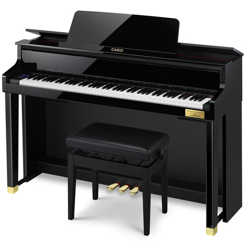 Casio Celviano Grand Hybrid GP-510 Digital Piano - Black Polish - View 2